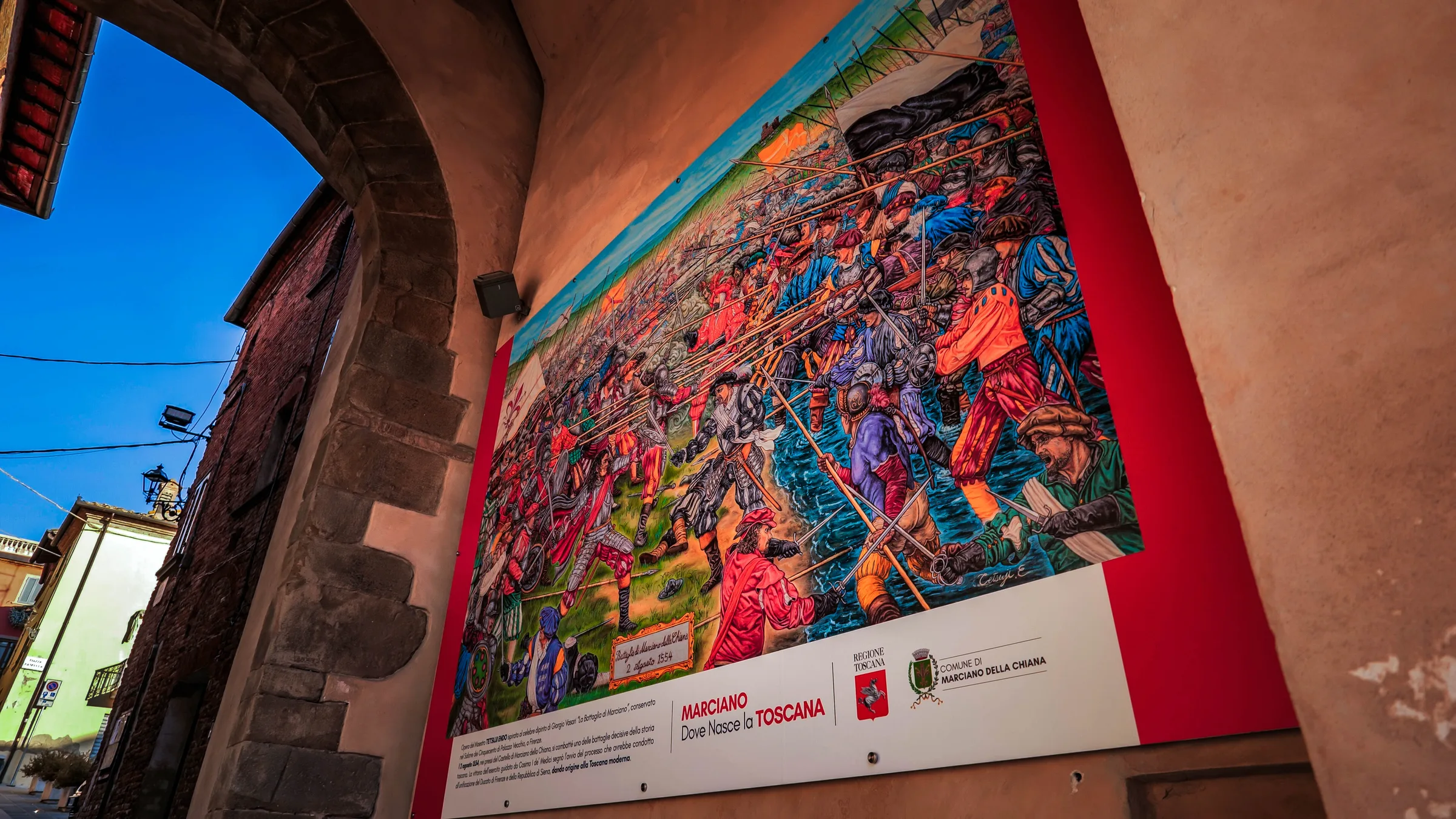 Rappresentazione della battaglia