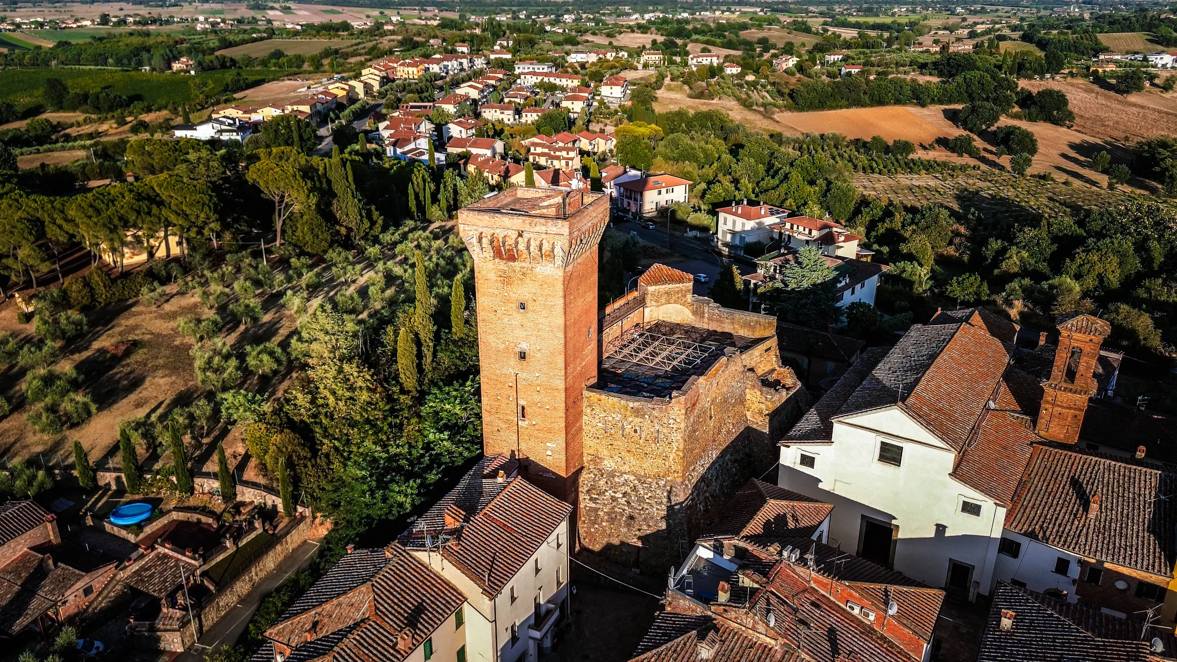Torre di Marciano vista dall’alto